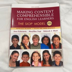Making content comprehensible for English learners: The SIOP Model textbook